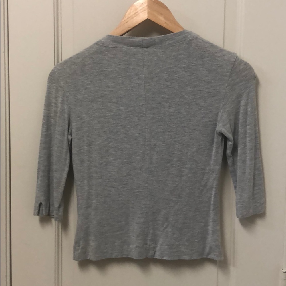 Super soft petite gray 3/4 top - Laundry - Picture 2 of 5